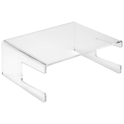 5 Star Monitor Stand - Clear Acrylic