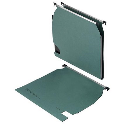 5 Star Lateral Files / 15mm V Base / A4 / Green / Pack of 25