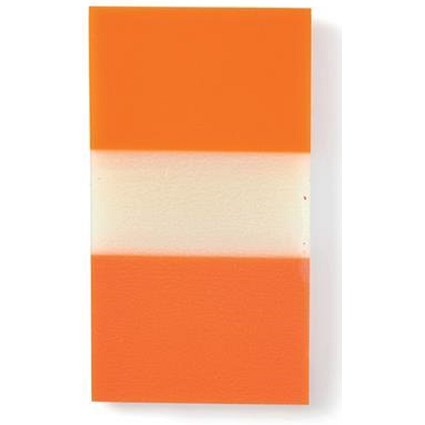 5 Star Standard Index Flags / 50 Sheets per Pad / 25x45mm / Orange / Pack of 5