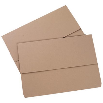 5 Star Document Wallets / 250gsm / Foolscap / Buff / Pack of 50