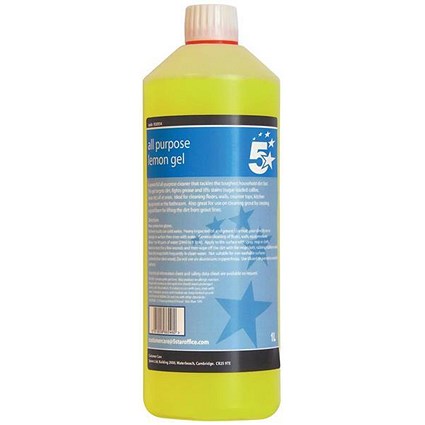 5 Star All Purpose Lemon Gel - 1 Litre