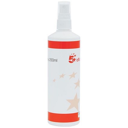 5 Star Office Glass Board Cleaner / Non-flammable / 250ml