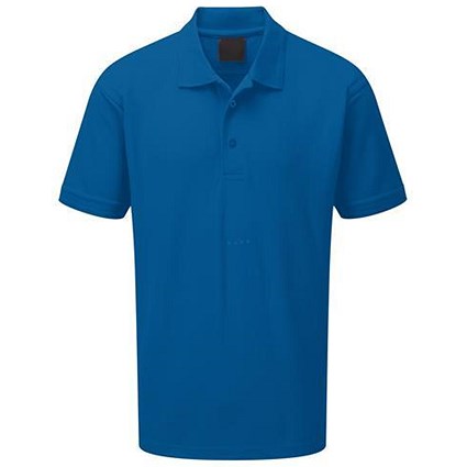 5 Star Premium Polo Shirt / Triple Stitched / Royal Blue / XS