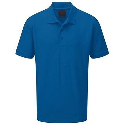 Premium Polo Shirt / Triple Stitched / Royal Blue / Small
