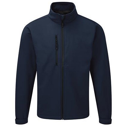 Soft Shell Jacket / Water Resistant / Breathable / XS / Navy
