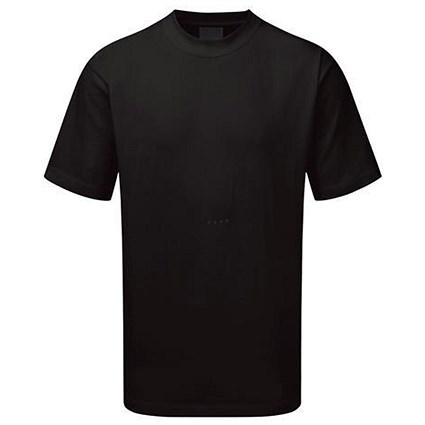 Premium T-Shirt / Polycotton / Triple Stitched / Black / Large