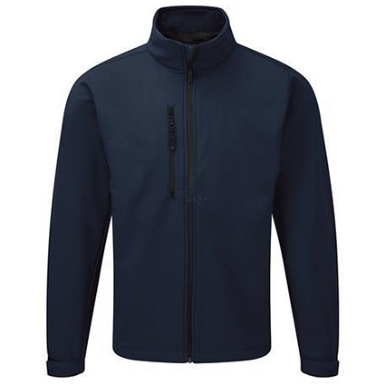 Soft Shell Jacket / Water Resistant / Breathable / Small / Navy