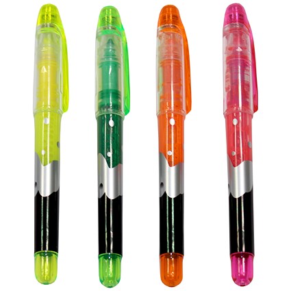 5 Star Liquid Tank Highlighters, Assorted, Pack of 4