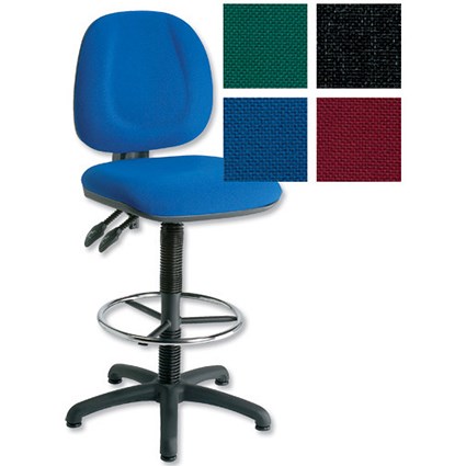 Trexus Plus Medium Back Chair High Rise W460xD450xH700-830mm Backrest H400mm Blue