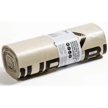 Durable Bin Bags for 60 Litre Durabin - 1 Roll of 25 Bags