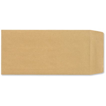 New Guardian Plain DL Pocket Envelopes - Lightweight - Manilla - Press Seal - 80gsm - Pack of 1000