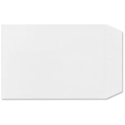Plus Fabric Envelopes Pocket Peel and Seal 110gsm 254x178mm White [Pack 250]