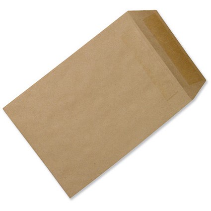 5 Star Envelopes Heavyweight Pocket Press Seal 115gsm Manilla 254x178mm [Pack 500]