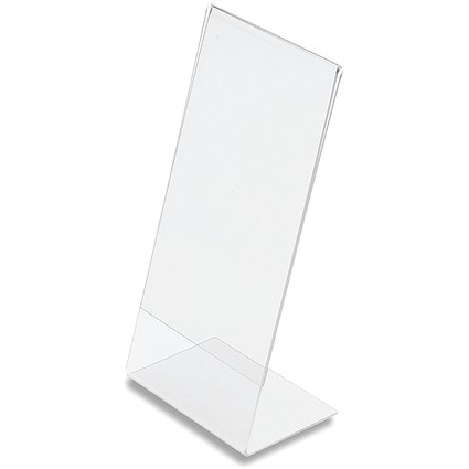 Announce by 5 Star Slanted Sign Holder 1/3 A4/DL Portrait