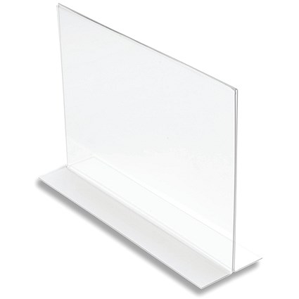 Announce by 5 Star Stand Up Sign Holder A5 Landscape