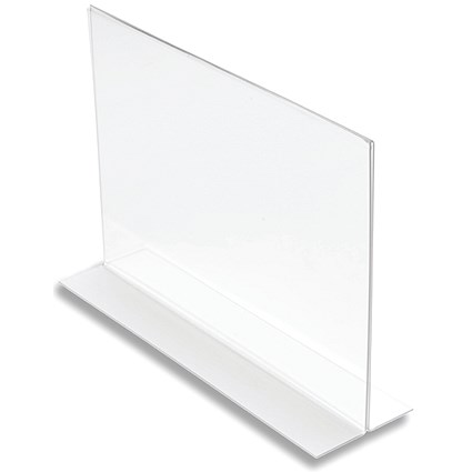 Announce by 5 Star Stand Up Sign Holder A3 Landscape