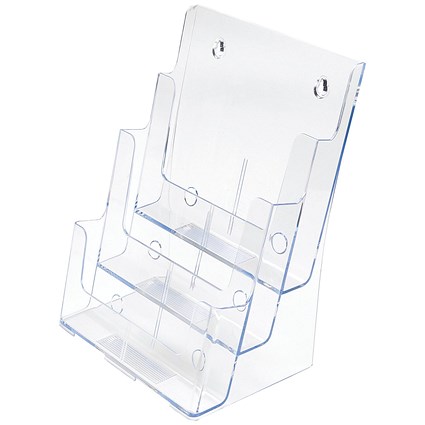 Announce by 5 Star 3 Tier Literature Holder A4 Portrait
