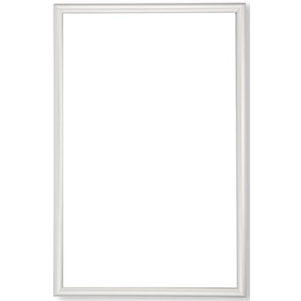 Announce 15mm Snap Frame A4 with Mitred Corners Silver Frame