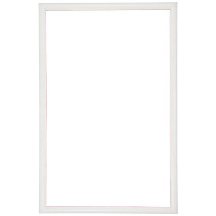 Announce by 5 Star 15mm Snap Frame A6 Mitred Crnr White Frame