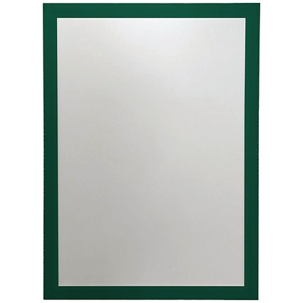 Announce Magnetic Stripes Solo Frame, A4, Green, Pack of 5