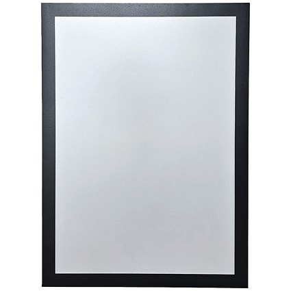 Announce Magnetic Stripes Solo Frame, A4, Black, Pack of 10