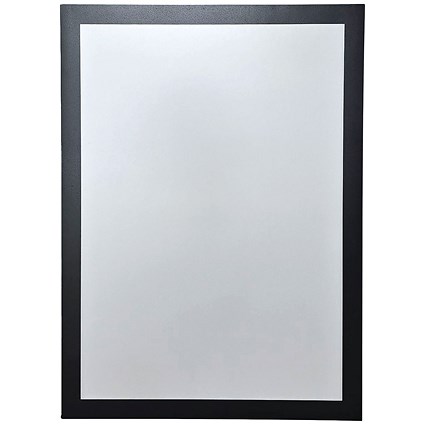 Announce Magnetic Stripes Solo Frame, A3, Black, Pack of 2