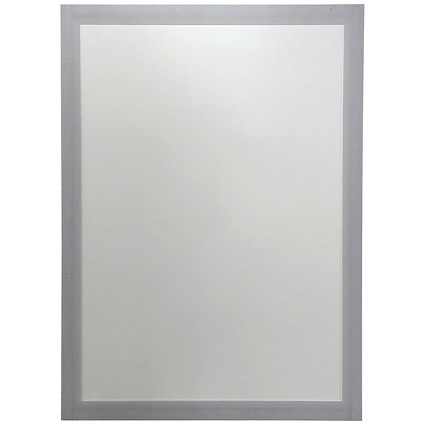 Announce Magnetic Stripes Solo Frame, A3, Silver, Pack of 2