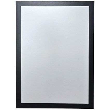 Announce Magnetic Stripes Solo Frame, A3, Black, Pack of 5