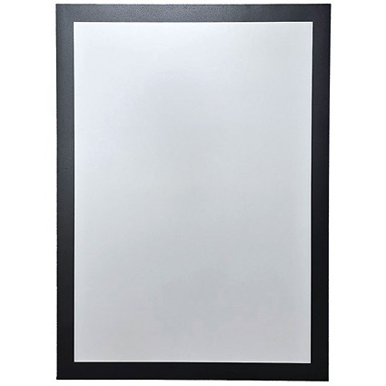 Announce Magnetic Stripes Solo Frame, A3, Black, Pack of 10