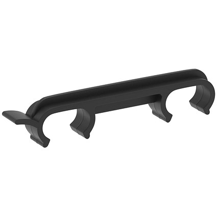 Chair Link Block Iso Stacking Chair Linking Clip, Black | Paperstone