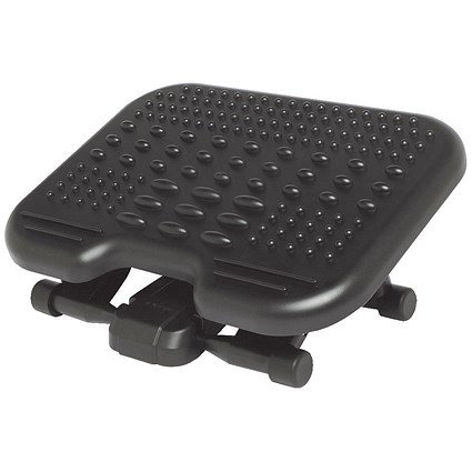Kensington SoleMassage Footrest, Gentle Rocking Mechanism, Black