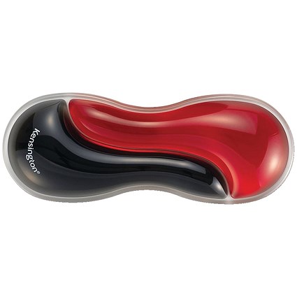Kensington Slim Duo Gel Mouse/Trackball Wrist Rest Red