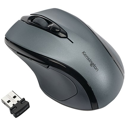 Kensington Pro Fit USB Wireless Mouse Mid-Size Grey
