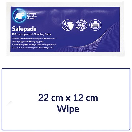 AF IPA Impregnated Cleaning Pads (Pack of 100)