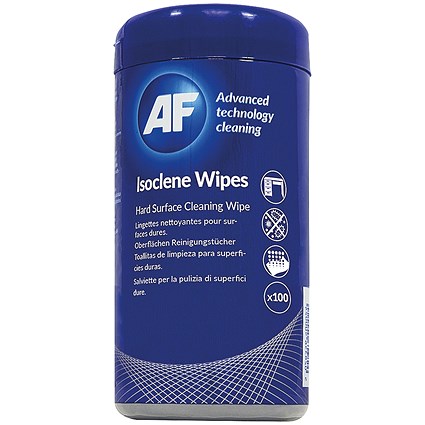 AF Isoclene Wipes, Tub of 100