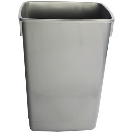 Addis Grey 60 Litre Recycling Bin Kit Base, 60 Litre, Grey, Pack of 3