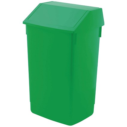 Addis Fliptop Bin, 60 Litre, Green