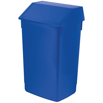 Addis Fliptop Bin, 60 Litre, Blue