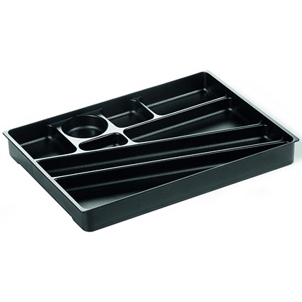 Durable Idealbox Desk Drawer Organiser, 8 Compartments, Black
