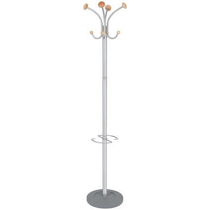 Alba Vienna Coat Stand - Silver