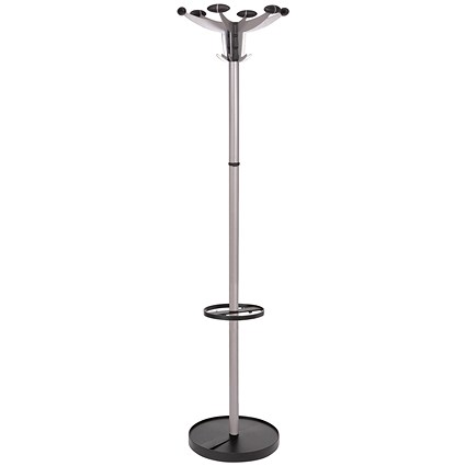 Alba Sevilla Coat Stand - Chrome and Black