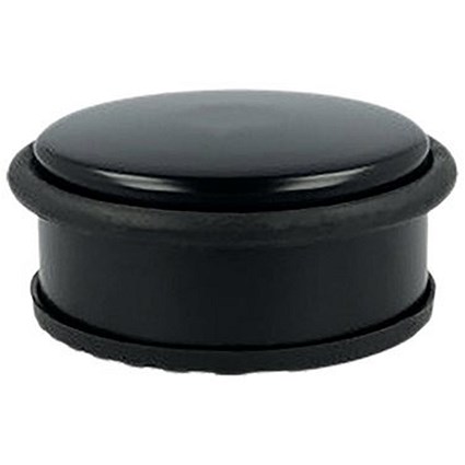 Alba Door Wedge Steel/Elastomer Ballast, Black