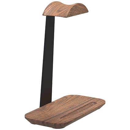 Alba HeadphoneStand Black/Walnut