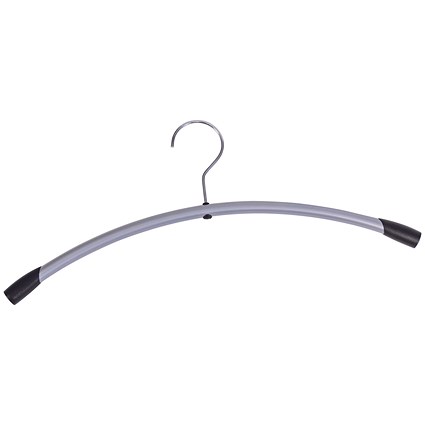 Alba Coat Hanger 255x430x45mm Metal (Pack of 6) Alba Coat Hanger 255x430x45mm Metal (Pack of 6)