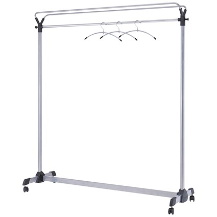 Alba Garment Coat Rack with Brakes Metal 1530x540x1715mm