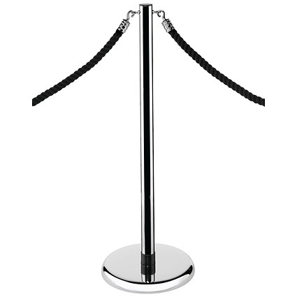 Economy Rope Stand Chrome RS-CL-CH-SET