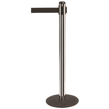 Economy Flexibarrier Stand Chrome VERC3BU