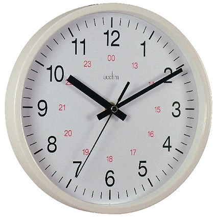 Acctim Metro 355mm Wall Clock - White Acctim Metro 355mm Wall Clock - White