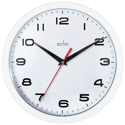 Acctim Aylesbury Wall Clock White Acctim Aylesbury Wall Clock White