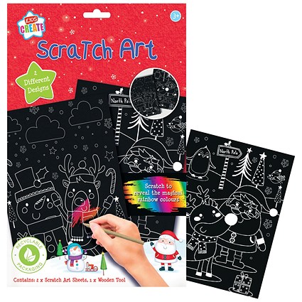 Scratch Art Sheets, Pack of 24 Scratch Art Sheets, Pack of 24